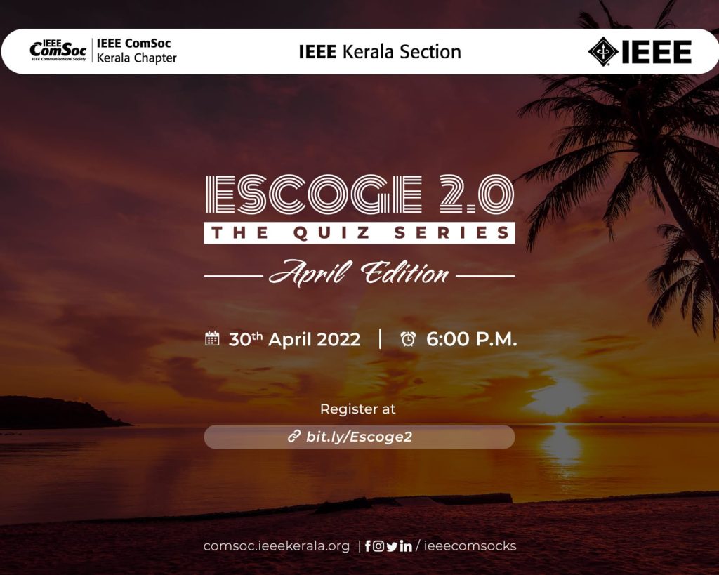 ESCOGE 2.0- The Quiz Series- April Edition